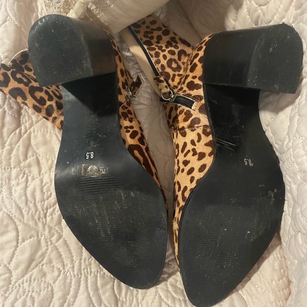Steve Madden Leopard Print Booties - image 2